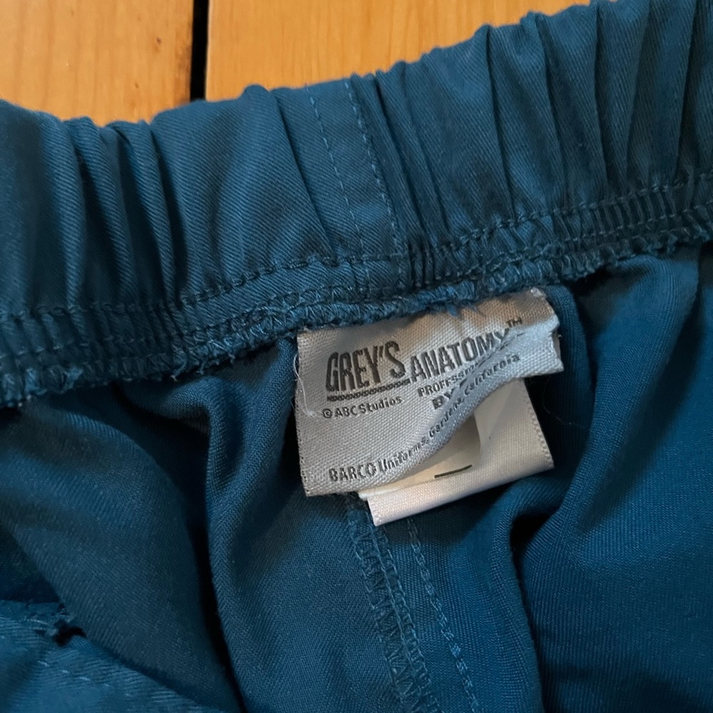 Greys anatomy scrub pant xs Caribbean blue
